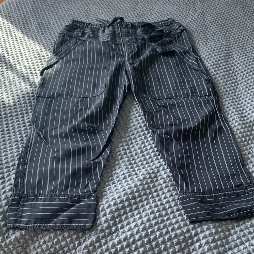 Izabell Marant Chic Striped dark blue Pants